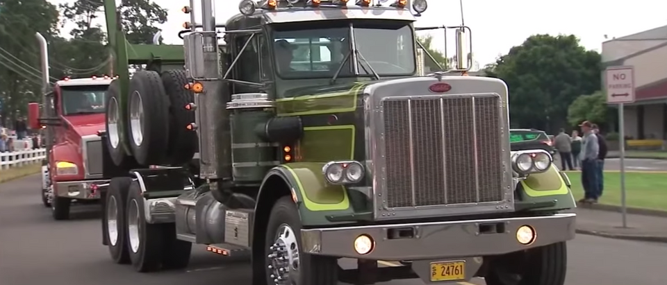 Oregon Trucks Rally At Capitol