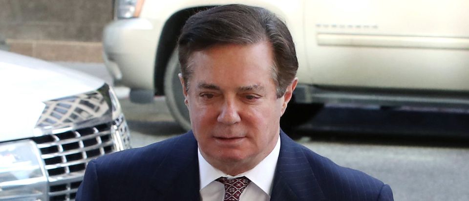 Former Trump campaign manager Paul Manafort arrives at the E. Barrett Prettyman U.S. Courthouse for a hearing on June 15, 2018 in Washington, DC. (Photo by Mark Wilson/Getty Images)