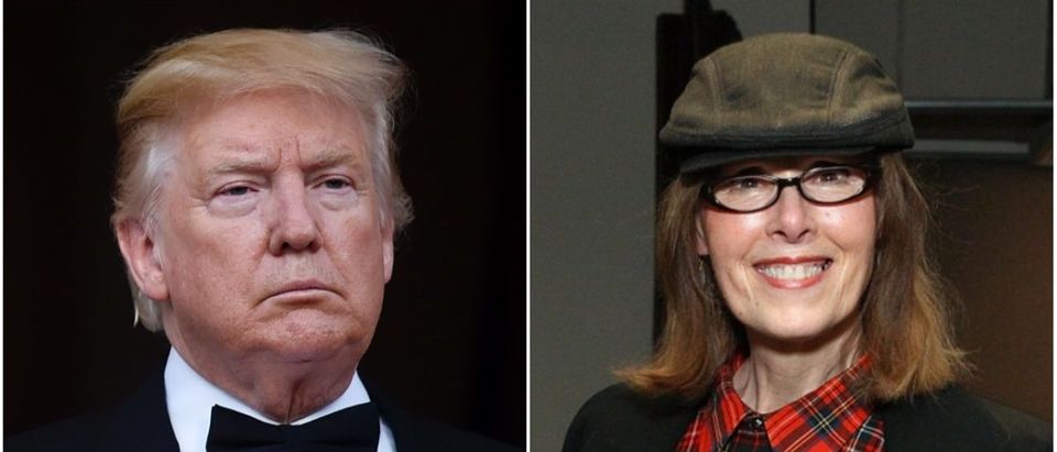 Left: Donald Trump (Getty Images), Right: E Jean Carroll (Getty Images)