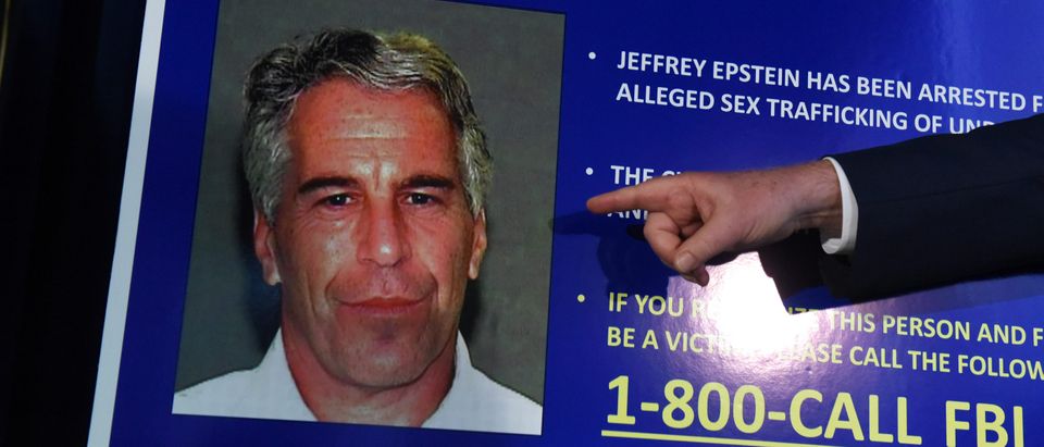 US Attorney for the Southern District of New York Geoffrey Berman announces charges against Jeffery Epstein on July 8, 2019 in New York City. (Photo by Stephanie Keith/Getty Images)