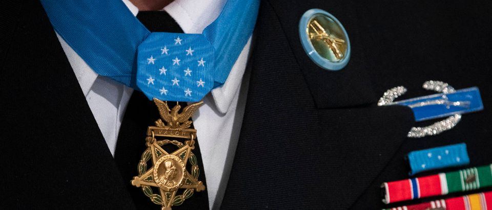 Medal Of Honor Recipient SSG David Bellavia (Ret.) Rings Opening Bell At NYSE