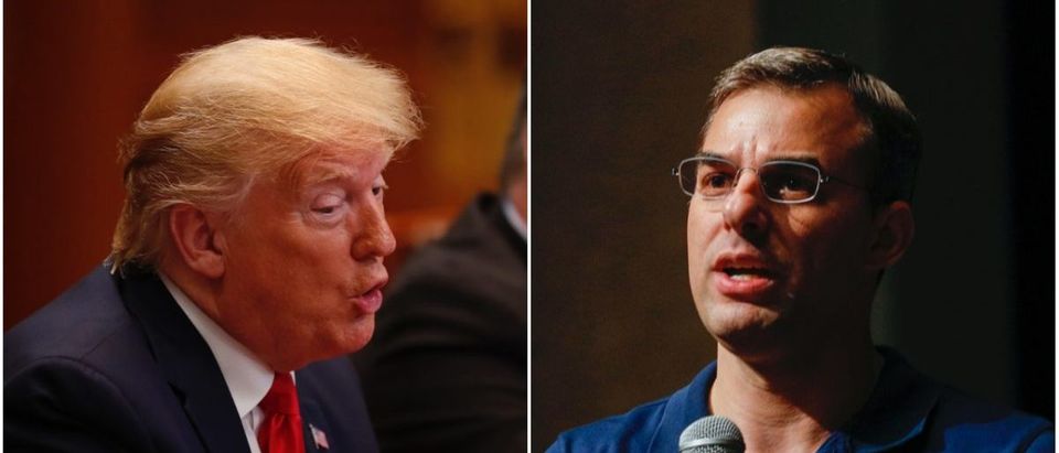 Left: Donald Trump (Getty Images), Right: Justin Amash (Getty Images)