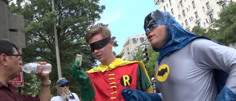 Batman and Robin are pictured. (the DCNF)