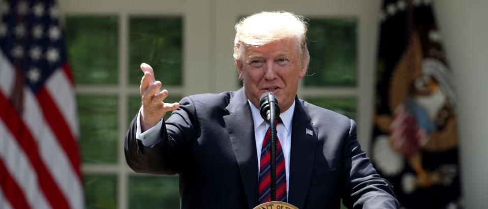 U.S. President Donald Trump speaks about immigration reform in the Rose Garden of the White House on May 16, 2019 in Washington, DC. (Alex Wong/Getty Images)
