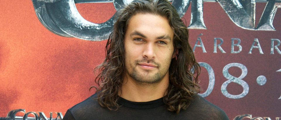 Jason Momoa attends 'Conan The Barbarian' Photocall in Madrid