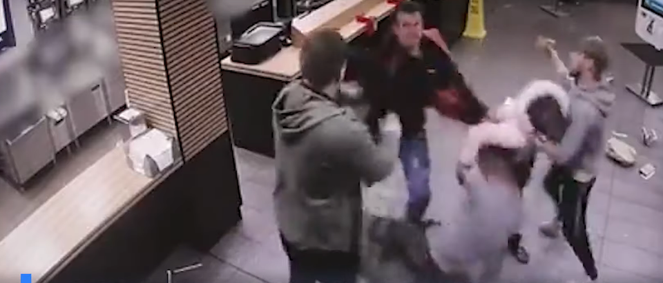 McDonald's has apparently become a hub for violence. (DCNF video)