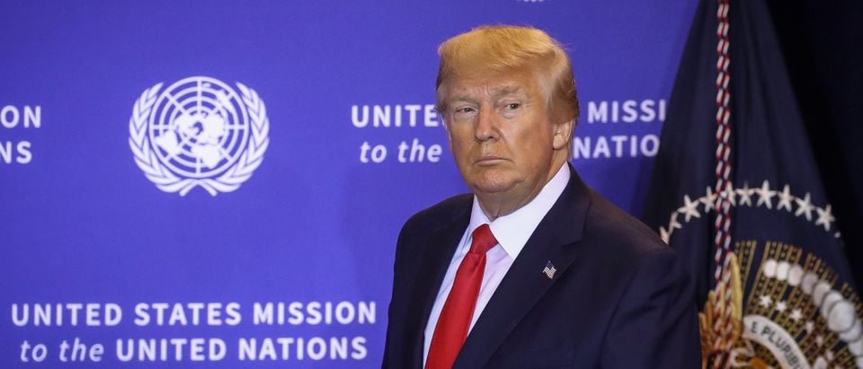 President Trump Holds News Conference In New York As World Leaders Gather In NYC For United Nations General Assembly