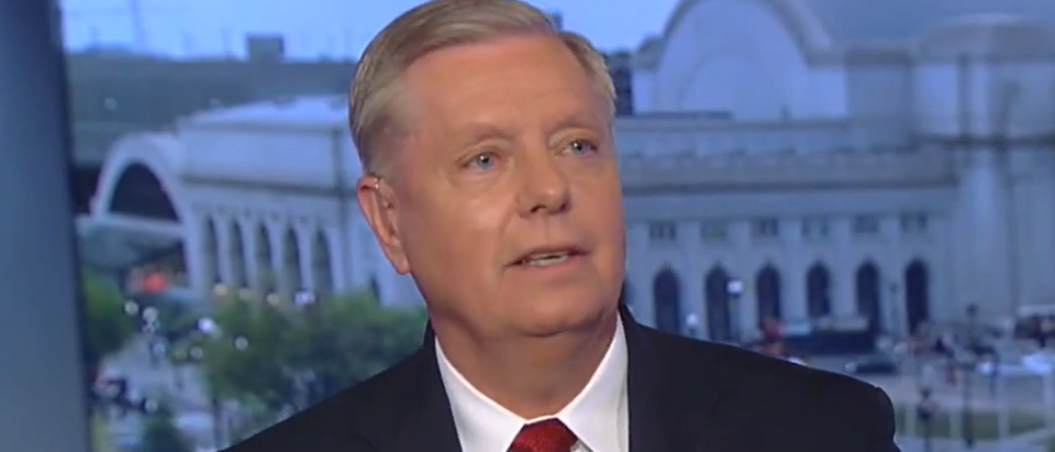 Lindsey Graham comments on Sharpie-Gate (Fox News screengrab)