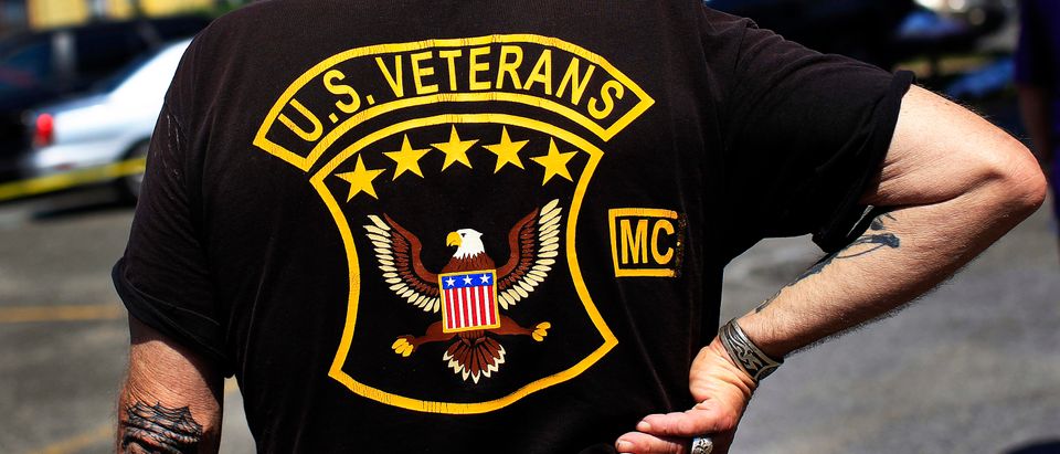 Glenn Stubing, a Vietnam War veteran, is seen during Veteran Stand Down event in Hempstead, New York