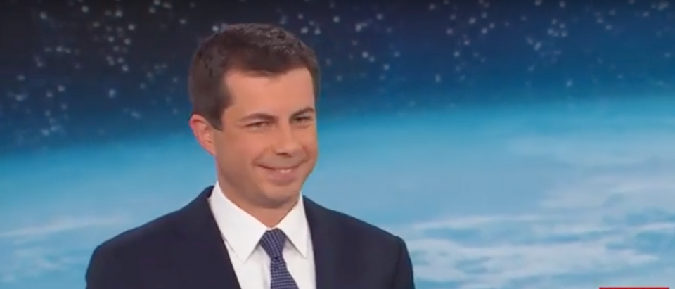 CNN hosted a seven-hour town hall on the climate crisis Wednesday evening. (Screenshot CNN Pete Buttigieg: Climate Town Hall)