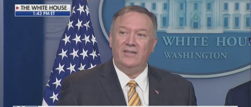 Secretary of State Mike Pompeo briefs reporters in the James S. Brady Press Briefing Room (Fox News: September 10, 2019)
