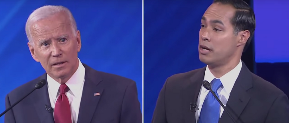 Biden vs. Castro side-by-side/ ABC screenshot
