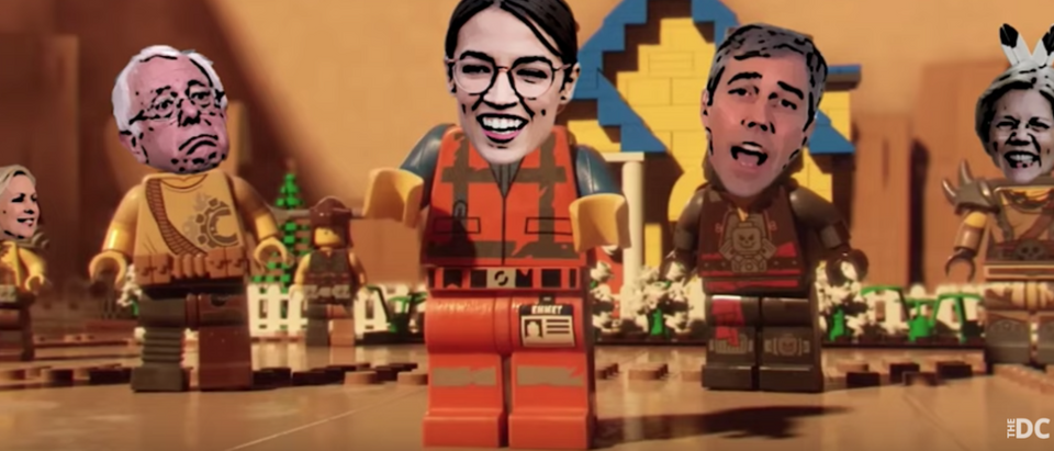 Screen Shot:Youtube:Lego Politics:The Daily Caller News Foundation