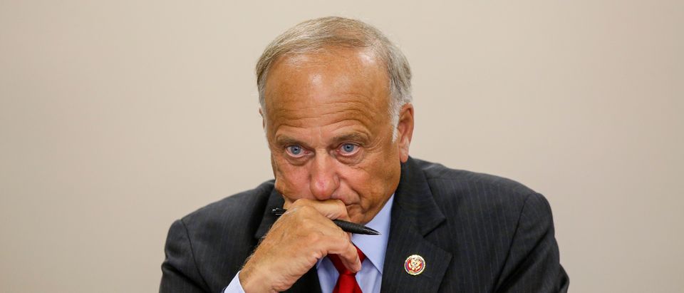 Republican Rep. Steve King Holds Town Hall Meeting In Boone, Iowa