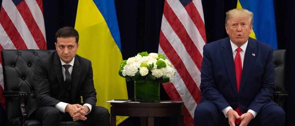 President Donald Trump and Ukrainian President Volodymyr Zelensky are pictured. (SAUL LOEB/AFP/Getty Images)