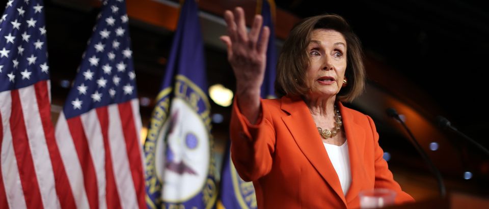 Speaker Pelosi Holds Weekly Press Conference Before House Votes On Impeachment