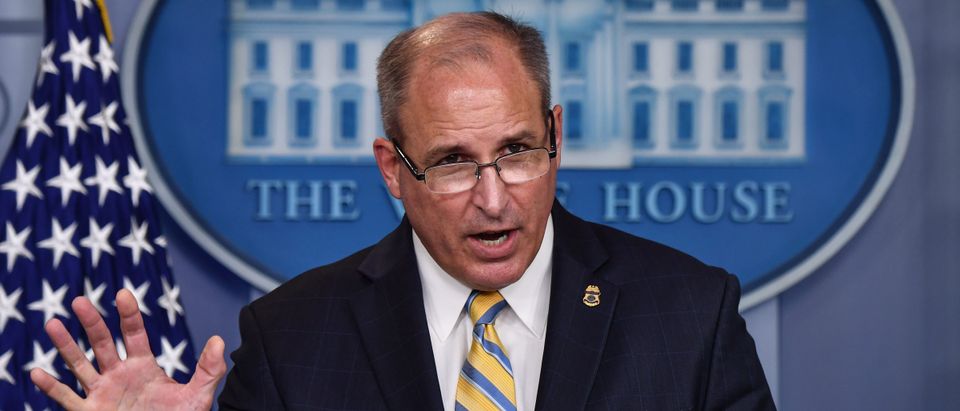 U.S. Acting Commissioner of Customs and Border Protection Mark Morgan speaks during a briefing at the White House in Washington, D.C., on Sept. 9, 2019. (Photo: NICHOLAS KAMM/AFP/Getty Images)