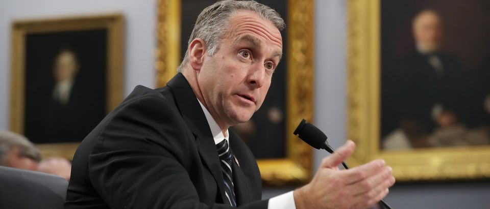 U.S. Immigration and Customs Enforcement (ICE) Acting Director Matthew Albence testifies before the House Appropriations Committee's Homeland Security Subcommittee in the Rayburn House Office Building on Capitol Hill July 25, 2019 in Washington, D.C. (Photo by Chip Somodevilla/Getty Images)
