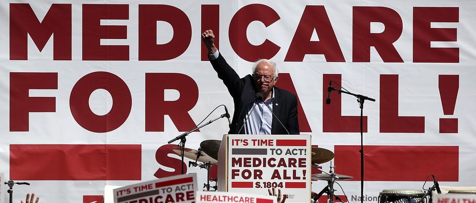 Bernie Sanders Discusses Medicare For All Bill In San Francisco