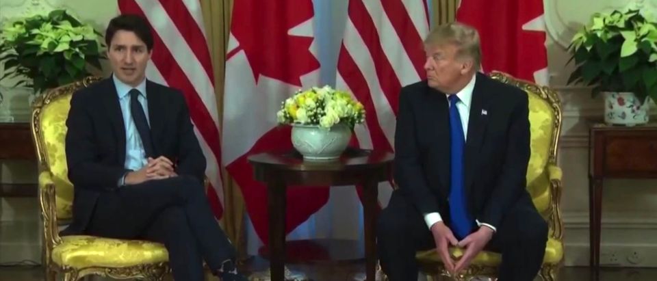 Justin Trudeau and Donald Trump