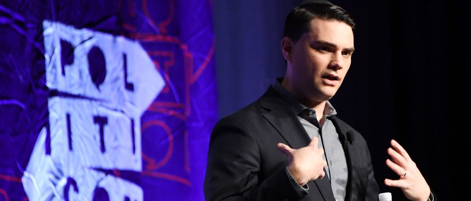 Conservative political commentator, writer and lawyer Ben Shapiro speaks at the 2018 Politicon in Los Angeles, California on Oct. 21, 2018. (Photo: MARK RALSTON/AFP via Getty Images)