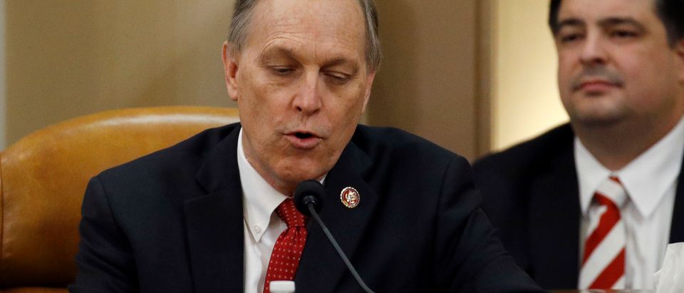 Rep. Andy Biggs, R-Ariz., votes no on the first article of impeachment as the House Judiciary Committee holds a public hearing to vote on the two articles of impeachment against U.S. President Donald Trump in the Longworth House Office Building on Capitol Hill December 13, 2019 in Washington, DC. (Patrick Semansky-Pool/Getty Images)