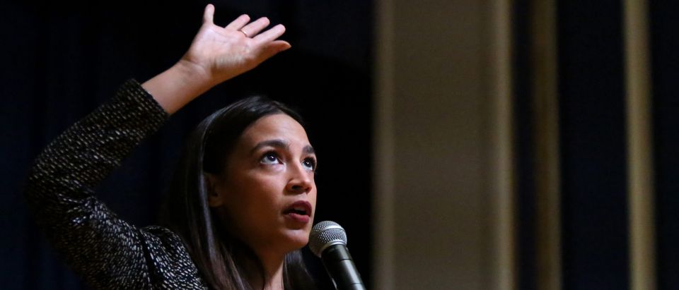 Rep. Alexandria Ocasio-Cortez Holds Green New Deal For Public Housing Town Hall