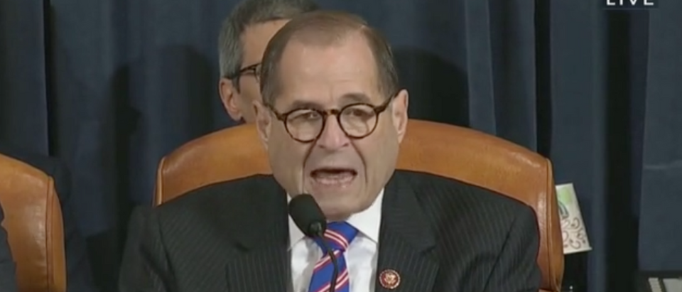 Democratic New York Rep. Jerry Nadler holds impeachment hearing. Screen Shot/C-Span