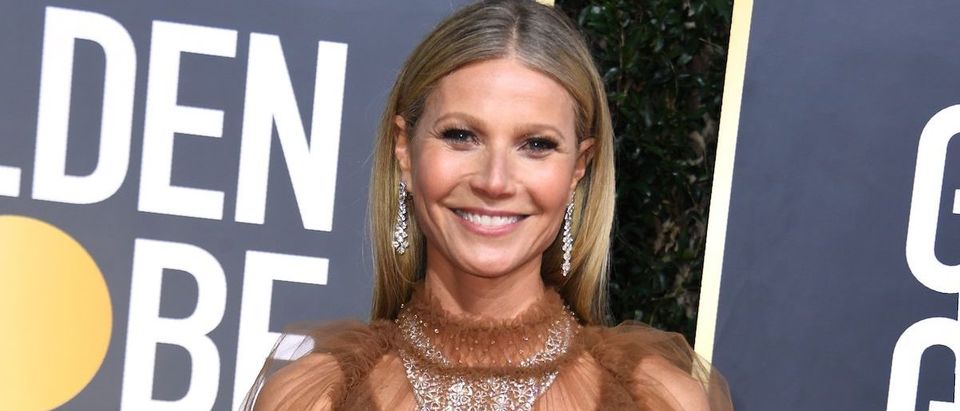 Actress Gwyneth Paltrow arrives for the 77th annual Golden Globe Awards on January 5, 2020, at The Beverly Hilton hotel in Beverly Hills, California. (Photo by VALERIE MACON/AFP via Getty Images)