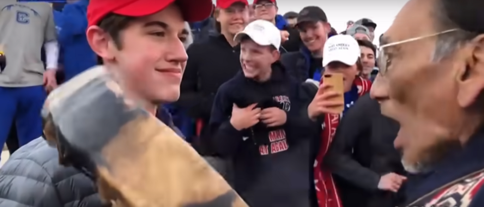 The Covington Catholic students are suing multiple prominent journalists and lawmakers. (Screenshot/ YouTube/TheDC Shorts/MSNBC)