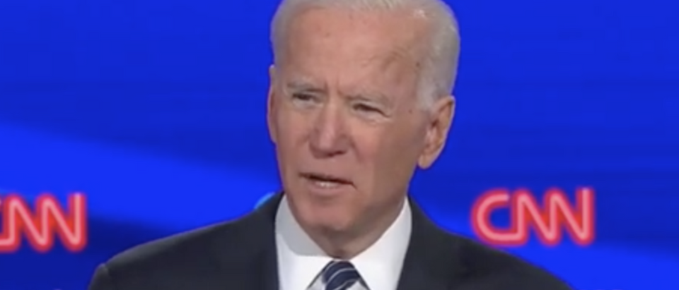 Former VP Joe Biden is talking about Obama's nuclear deal. (Screenshot/YouTube)