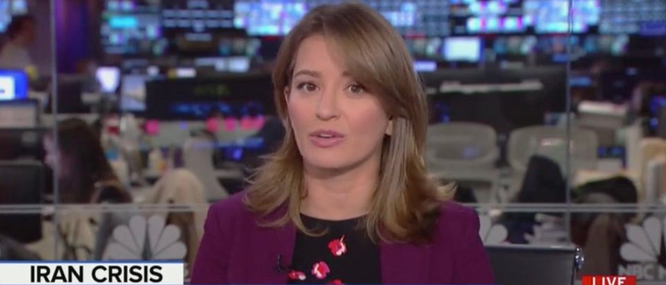 MSNBC anchor Katy Tur expressed amazement at the size of funeral crowds for deceased Iranian terrorist Qasem Soleimani. Screenshot/MSNBC