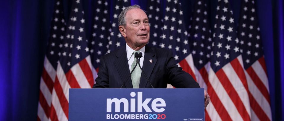 Democratic Presidential Candidate Mike Bloomberg Meets Voters And Elected Officials In Norfolk, Virginia