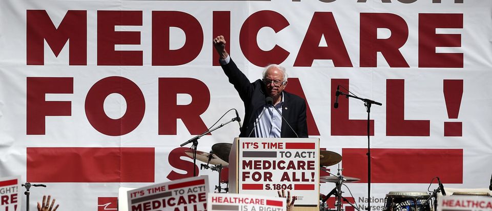 Bernie Sanders Discusses Medicare For All Bill In San Francisco