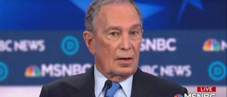 2020 presidential candidate Sen. Elizabeth Warren attacked fellow Democratic candidate Mike Bloomberg over an allegation that Bloomberg once told an employee to abort her baby. Screenshot/YouTube/MSNBC