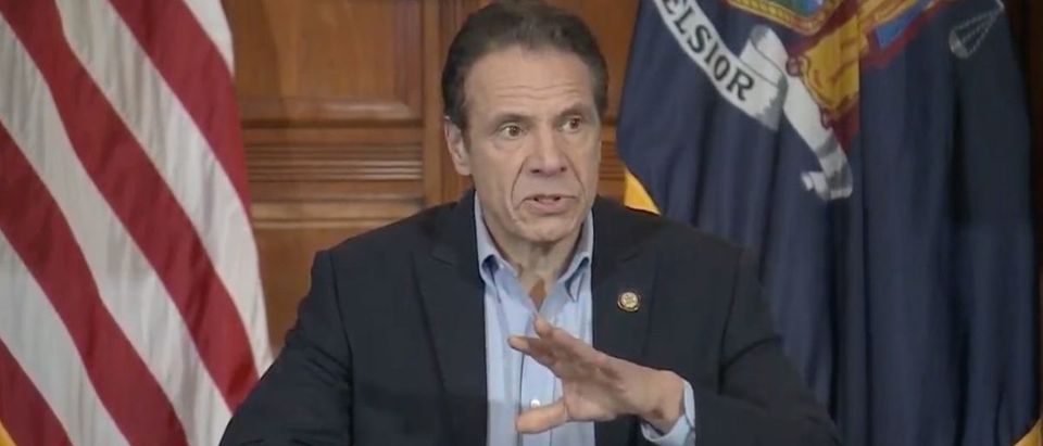 New York Gov. Andrew Cuomo holds press conference to discuss coronavirus, March 15, 2020. (YouTube screen capture/Fox News)