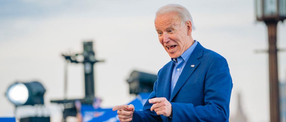 Joe Biden Campaigns In Kansas City Ahead Of Tuesday's Primary