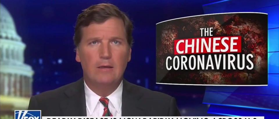 Tucker Carlson blasts media on coronavirus coverage