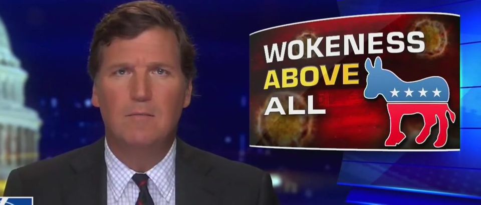 Tucker Carlson: Democrats putting 'wokeness' over American people (Fox News screengrab)