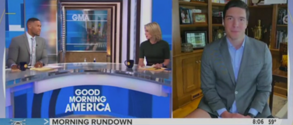 ‘good Morning America Correspondent Caught Pantsless On Live Tv The Daily Caller 4679