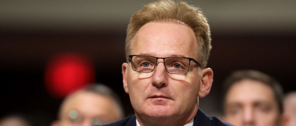 Acting Navy Secretary Thomas Modly testifies before the Senate Armed Services Committee in the Dirksen Senate Office Building on Capitol Hill December 03, 2019 in Washington, DC. (Chip Somodevilla/Getty Images)
