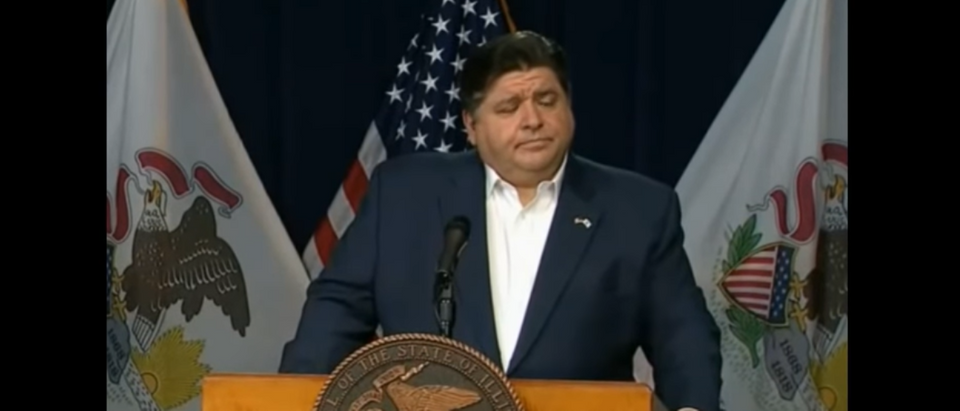 Illinois governor gets frustrated at question about wife (YouTube screengrab)