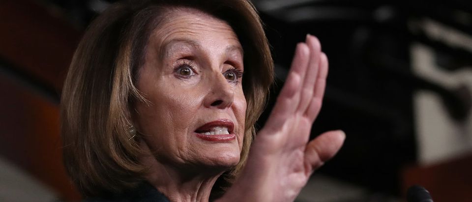 House Speaker Nancy Pelosi Holds Her Weekly News Conference On Capitol Hill