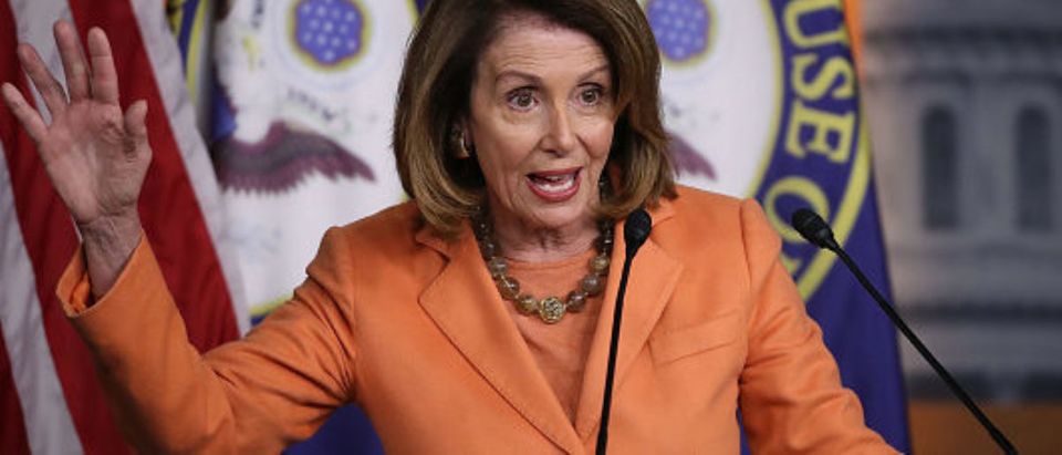 Nancy Pelosi Holds Weekly News Conference At The U.S. Capitol