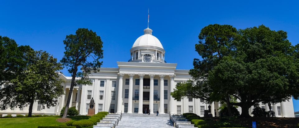 MONTGOMERY, AL - MAY 15: The Alabama State Capitol stands on May 15, 2019 in Montgomery, Alabama. Today Alabama Gov. Kay Ivey signed a near-total ban on abortion into state law. (Photo by Julie Bennett/Getty Images)