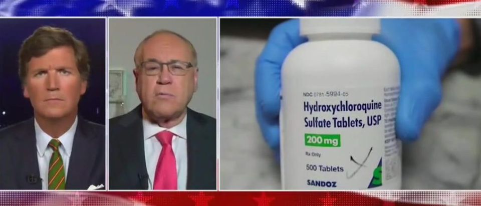 Marc Siegel defends Trump hydroxy use (Fox News screengrab)