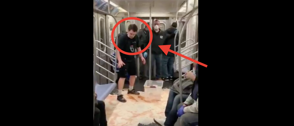 Viral Video Of Man Pouring Cereal In Subway Sparks Outrage The Daily