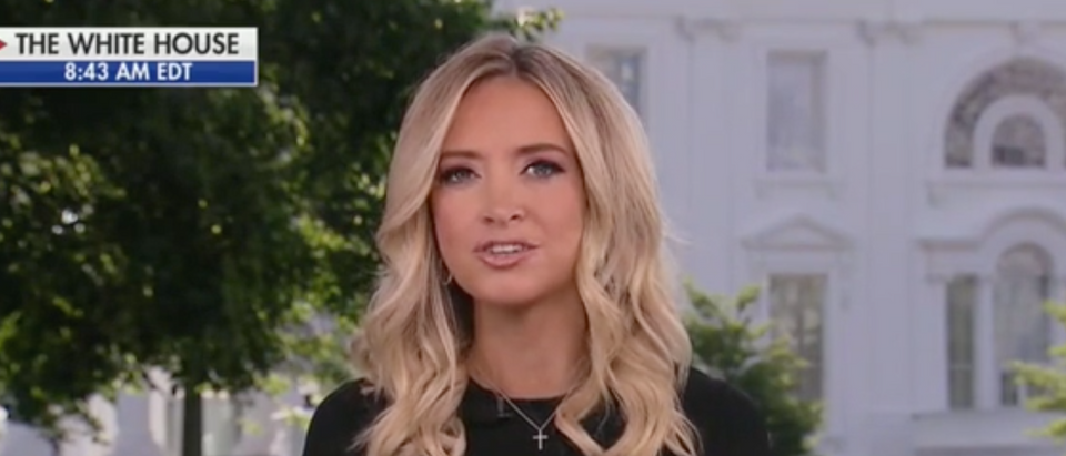 Kayleigh McEnany appears on "Fox and Friends." Screenshot/Fox News