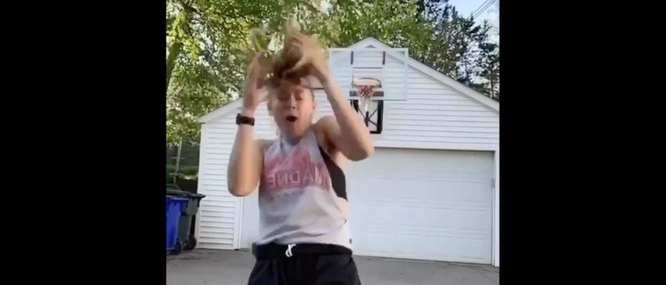 Woman Gets Hit In The Head By A Basketball In Hilarious Viral Video ...