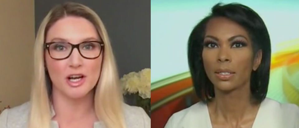 Marie Harf and Harris Faulkner appear on "Outnumbered." Screenshot/Fox News
